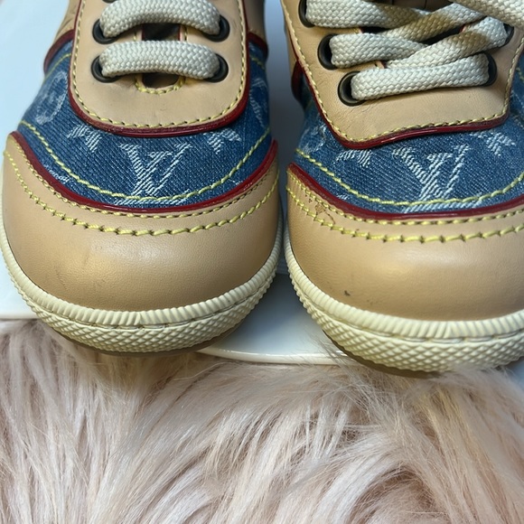 LOUIS VUITTON DENIM SNEAKER - Picture 5 of 13